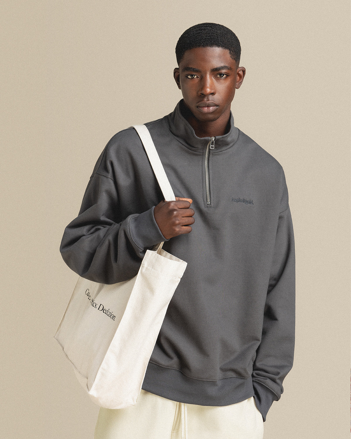 Asphaltgold Canvas Tote Bag - Image 6